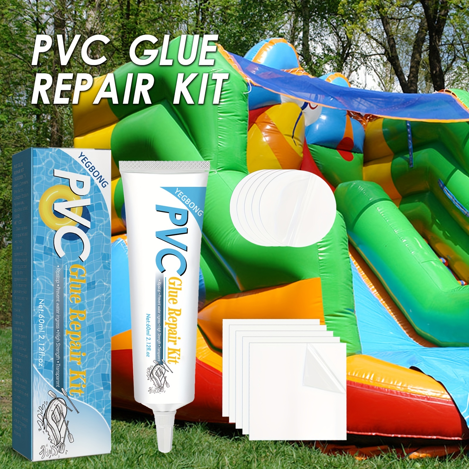 Durable Tpu Repair Kit For Inflatables Fix Air - Temu
