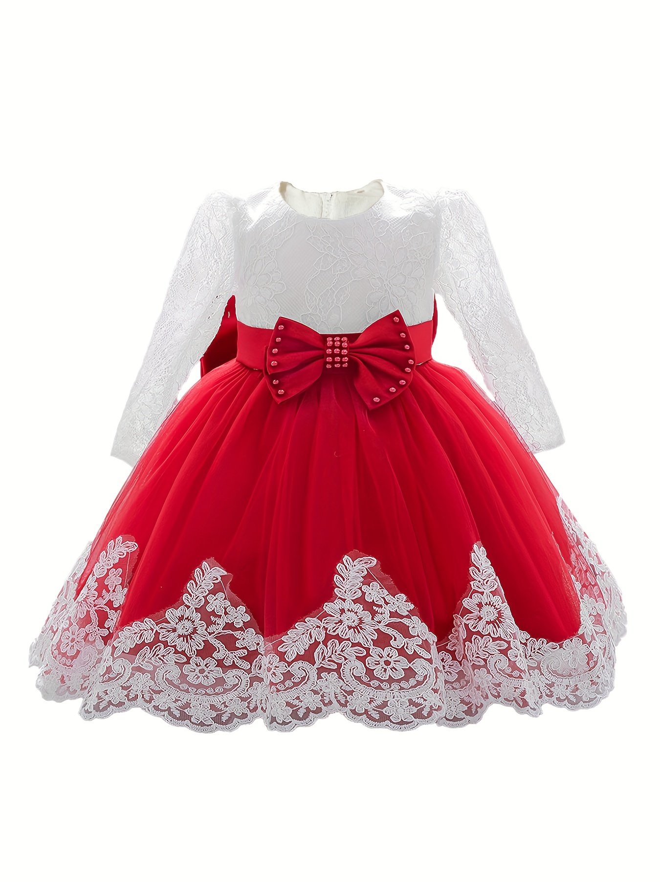 Vestidos de Invierno Princesa Larga Para Niñas Para Niñas de 3 a 8 Años  2023