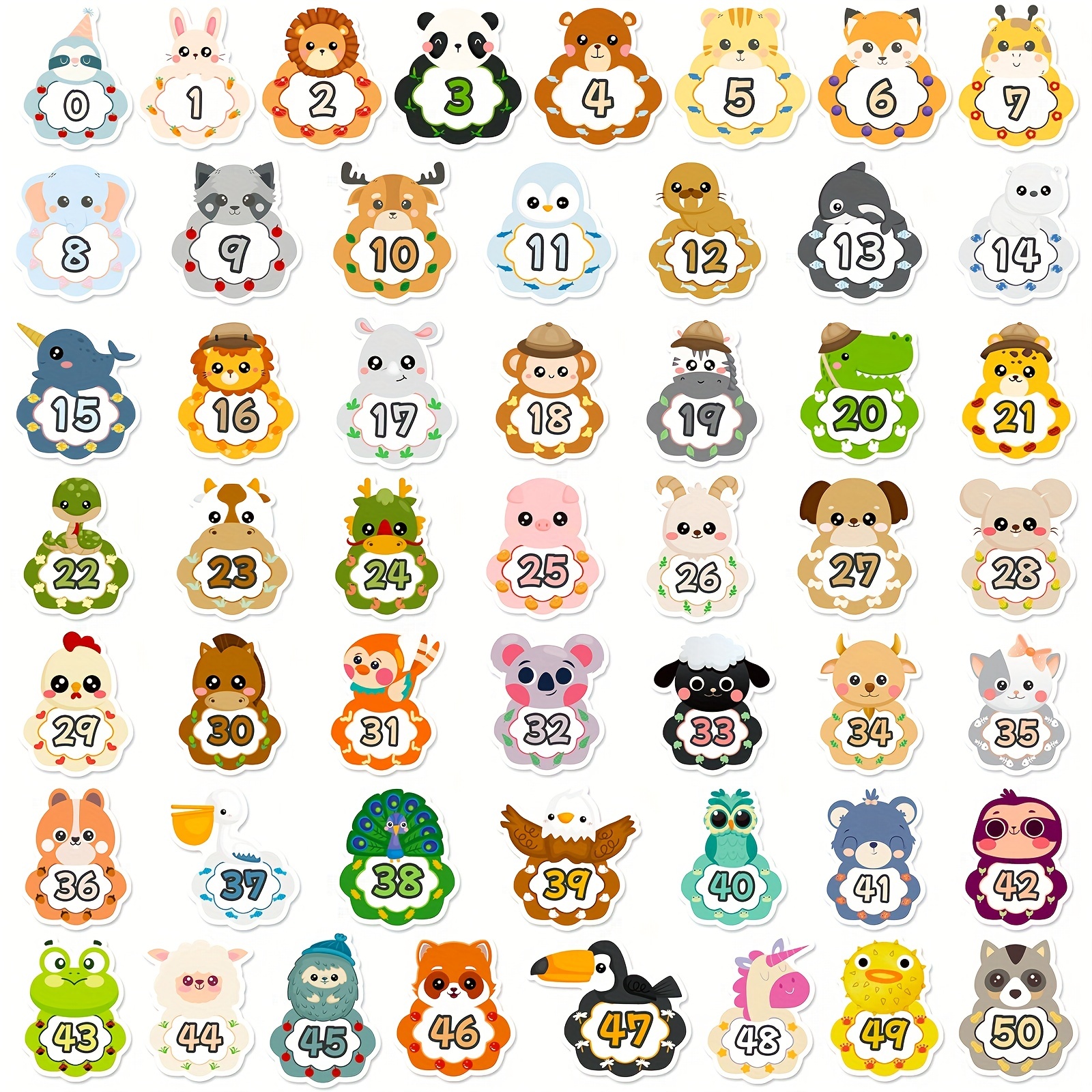 12pcs Set 3d Eva Foam Stickers Niños Diy Cartoon Animal - Temu