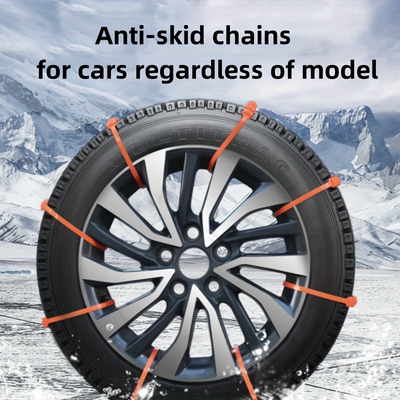 Qiilu Anfahrhilfe Auto Universal Auto Rad Anti-Rutsch Pad Reifen Traction  rut