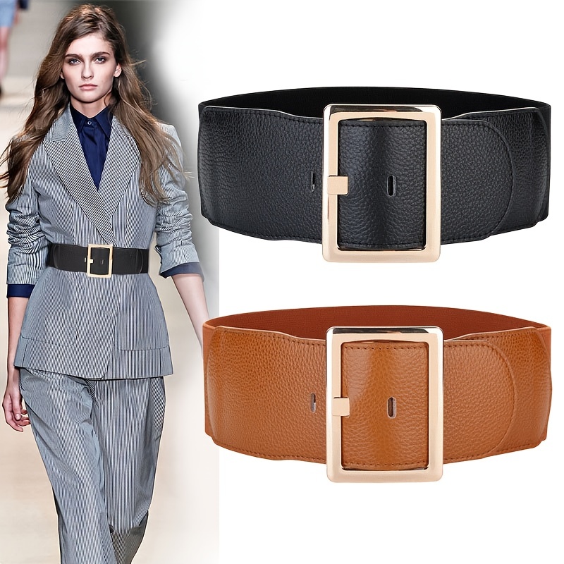 Wide brown belt, womens brown belt, brown waist belt, wide belt