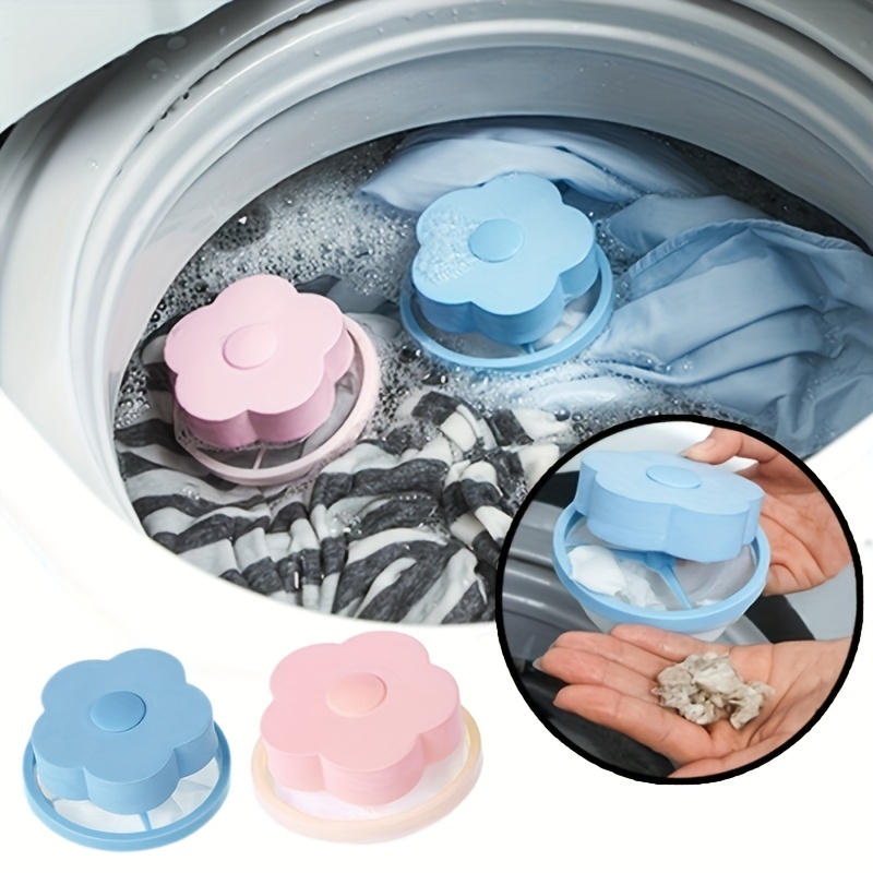 Comprar 1 unidad de bolas para lavadora, filtros para agarrar pelusas,  removedor de limpieza, bola para limpieza del hogar reutilizable LM