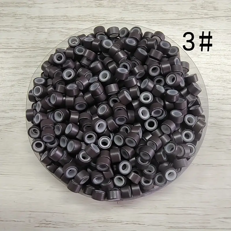 Hair Extension Beads, Seamless Silicone Lined Micro Ring Link Bead, 500pcs  Silicone Micro Link Rings Beads For Hair Extensions Tool Perfect For  Professional Use - - Temu