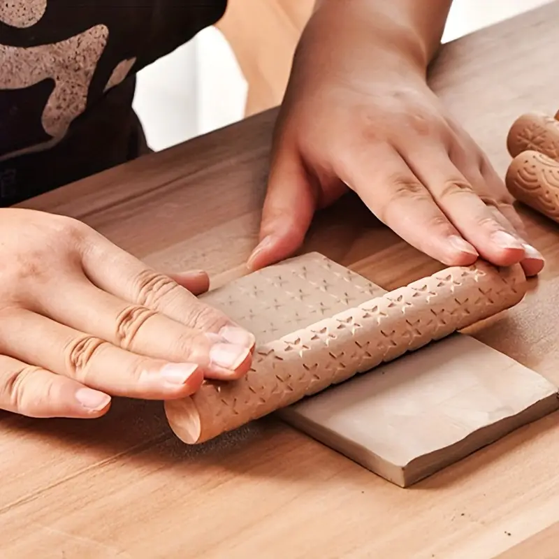 Embossing Rolling Pin Perfect For Pizza Pie - Temu