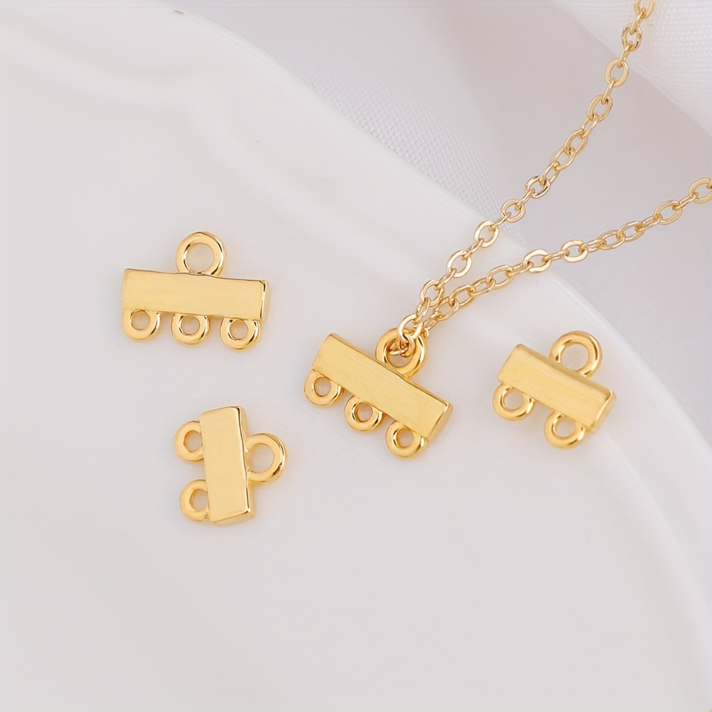 Necklace Layering Clasps Slide Lock Clasp Connector Layered