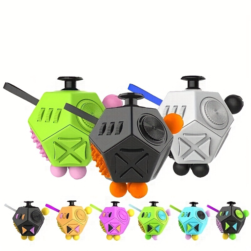 12-Side Magic Fidget Cube Anti-anxiety Adult Stress Relief Focus Kids Toy  Gifts