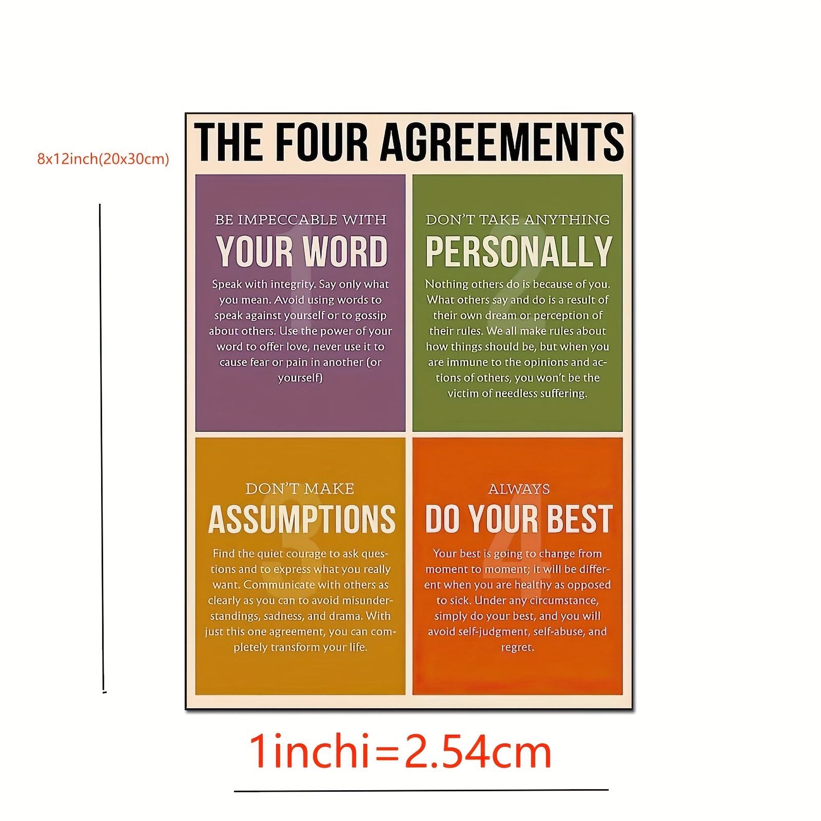 The Four Agreements Poster