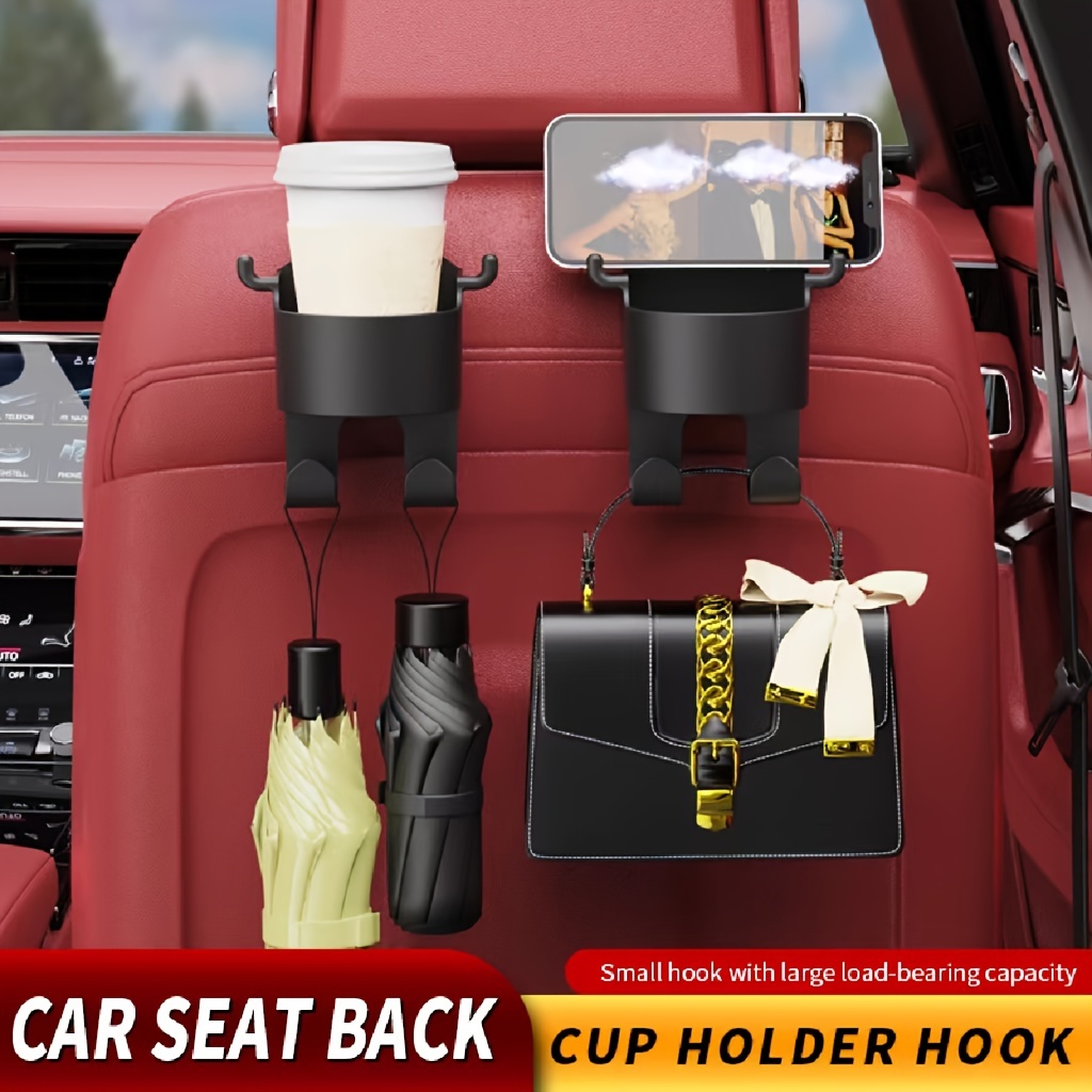 Car Hook Seat Back Hook Front Rear Mobile Phone Racks Hidden - Temu