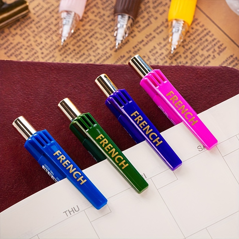 Colored Gel Pens With Retro Ink Retractable fine Point - Temu