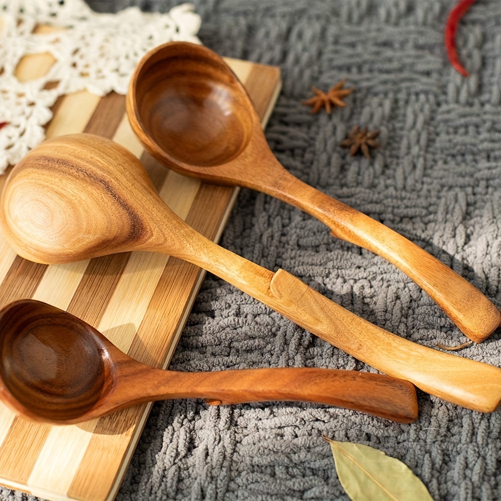 Acacia Wooden Soup Ladle