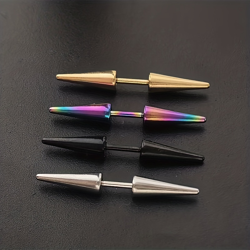 Pointed hot sale stud earrings