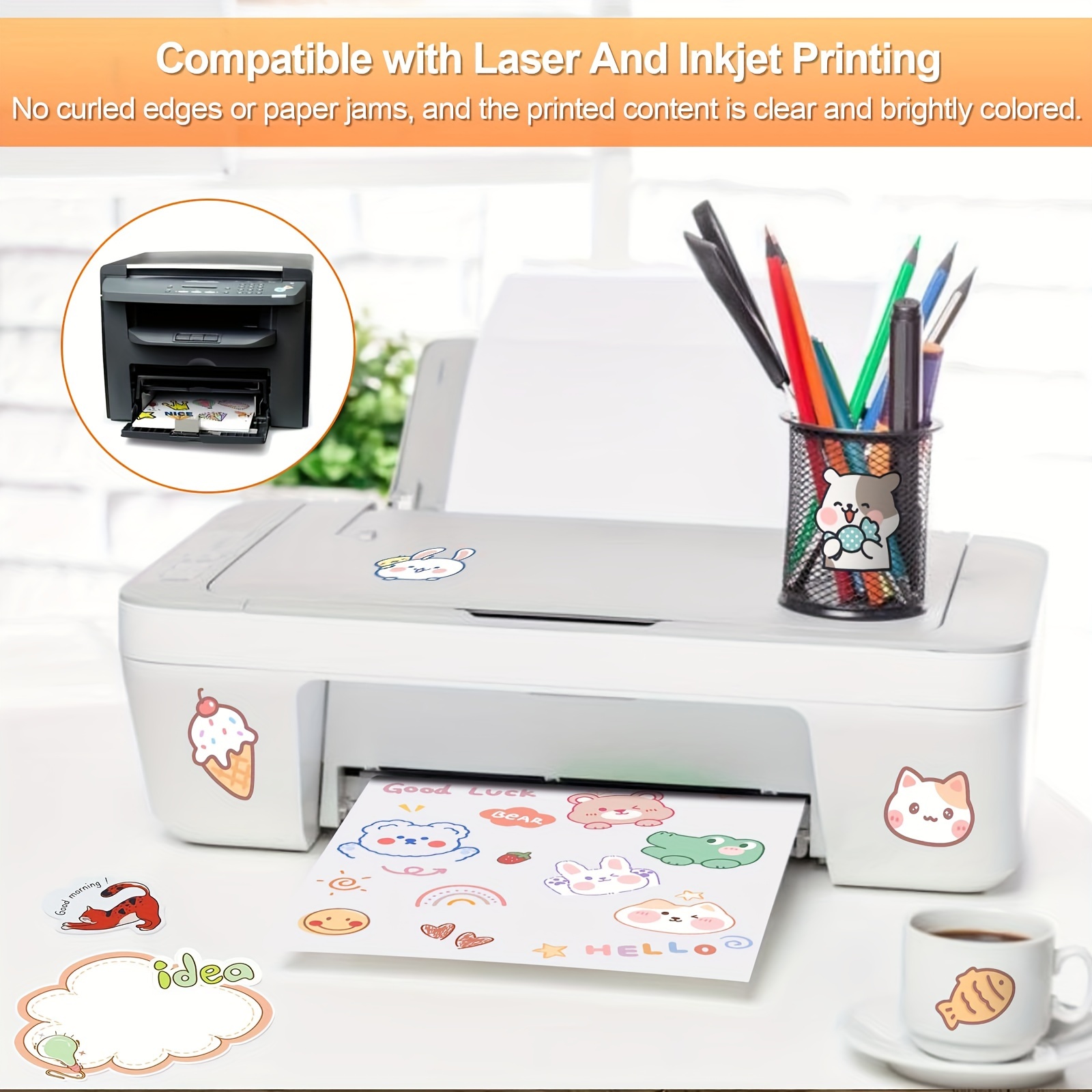 Printer for store vinyl stickers