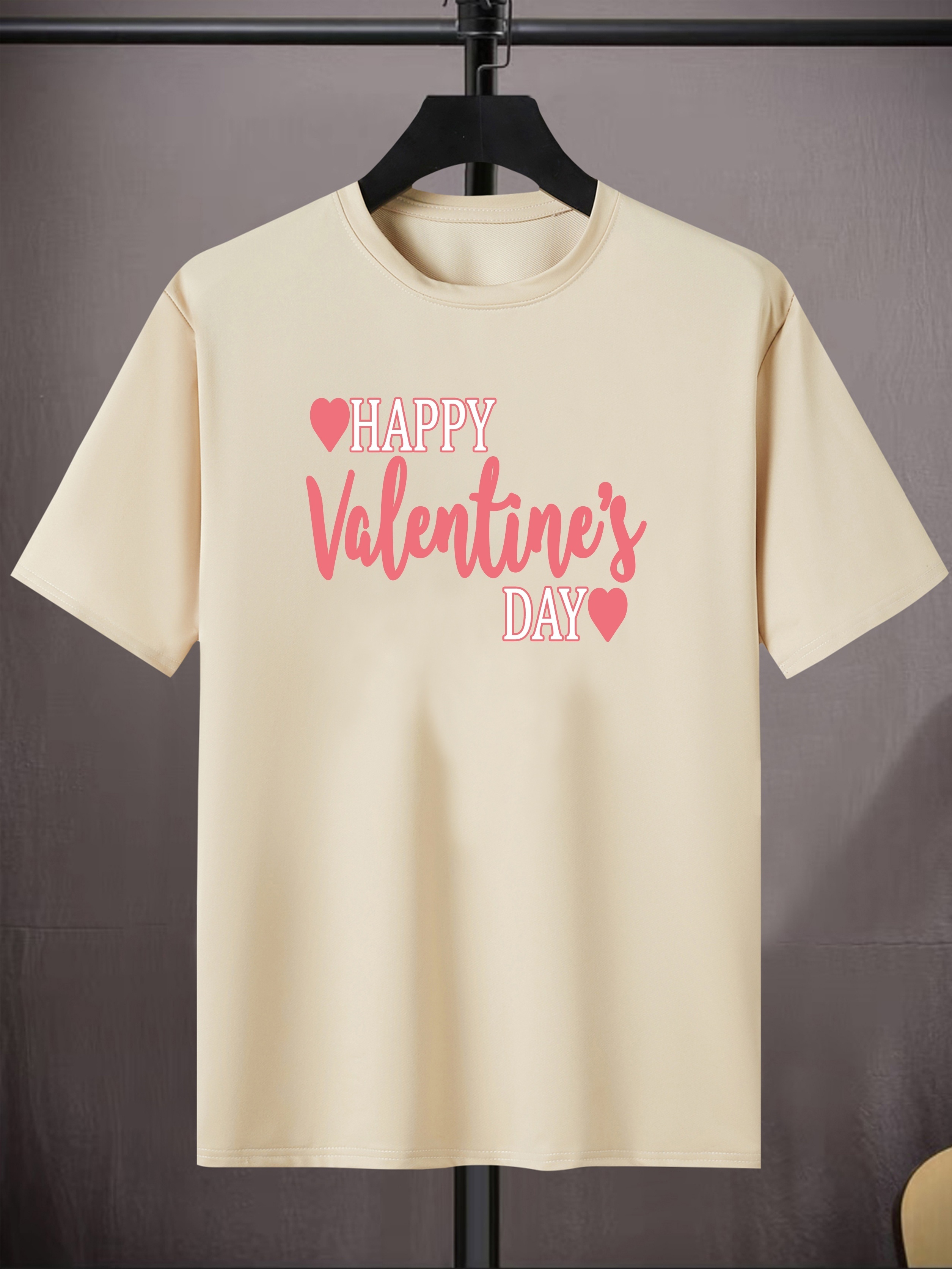 Men's Casual Trendy Valentine's Day Couple Graphic Print - Temu Norway