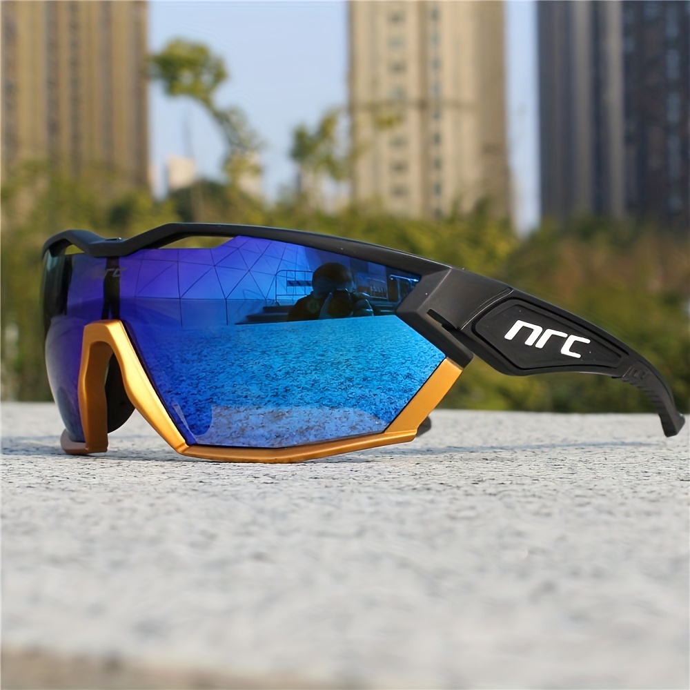 

Nrc X2 Cycling Glasses - Uv Protection, Pc Lens & Frame, Unisex Outdoor Sports Eyewear, Windproof Dustproof For Biking, Running, Hiking