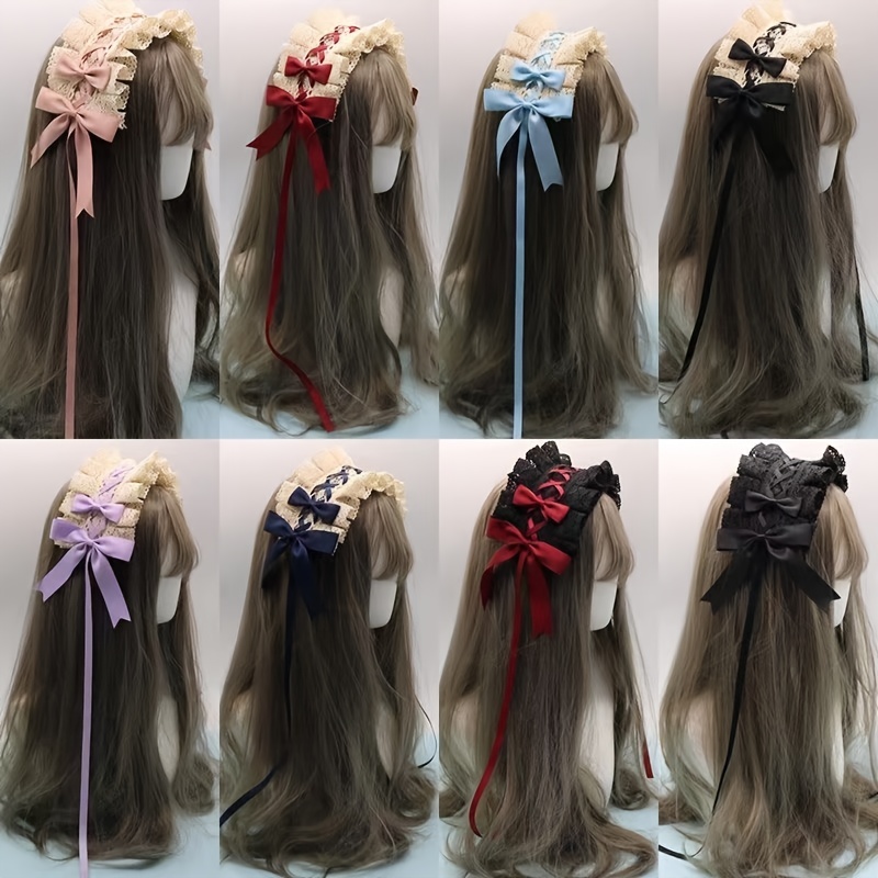 Deatte 5-byou De Battle Game In 5 Seconds Amagake Yuuri Head Rope Anime  Cosplay Accessories Mori Girls Headwear Cute Hair Ring - AliExpress