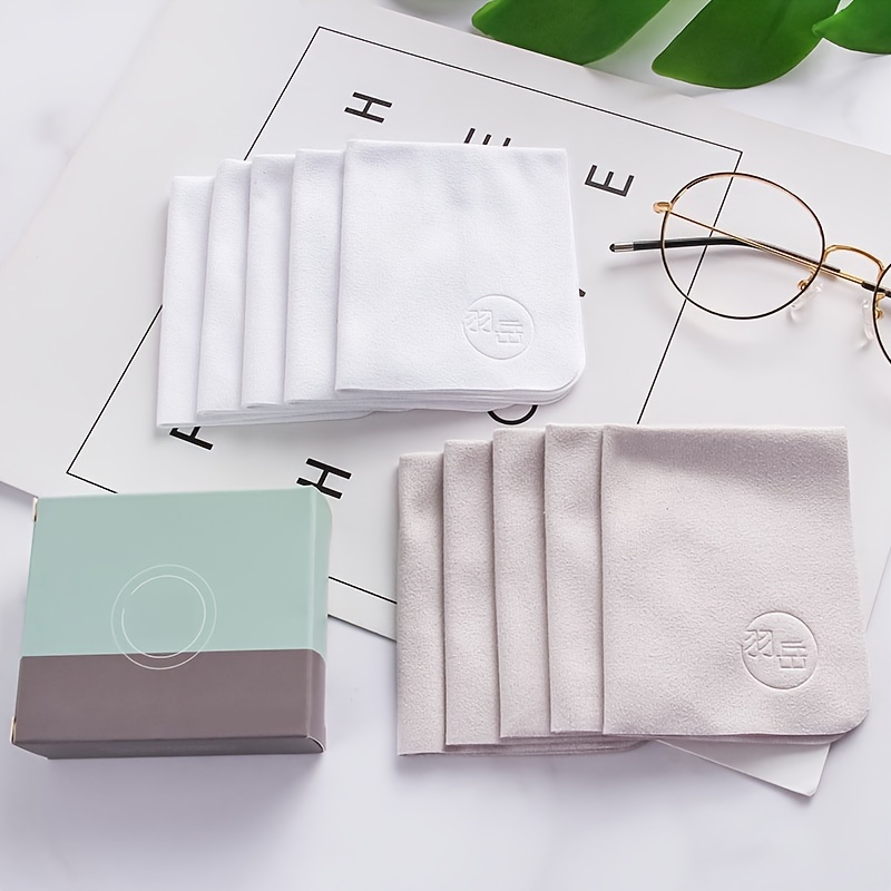 High Microfiber Glasses Cleaning Cloths, 10 Pack Soft