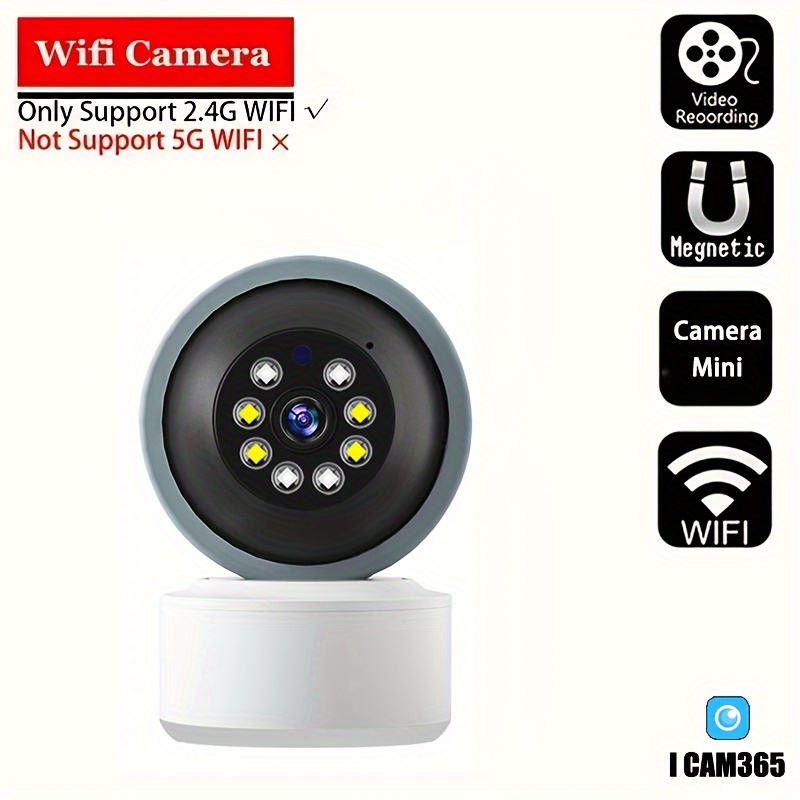 Light Head Surveillance Camera Indoor Camera 355 Degree - Temu