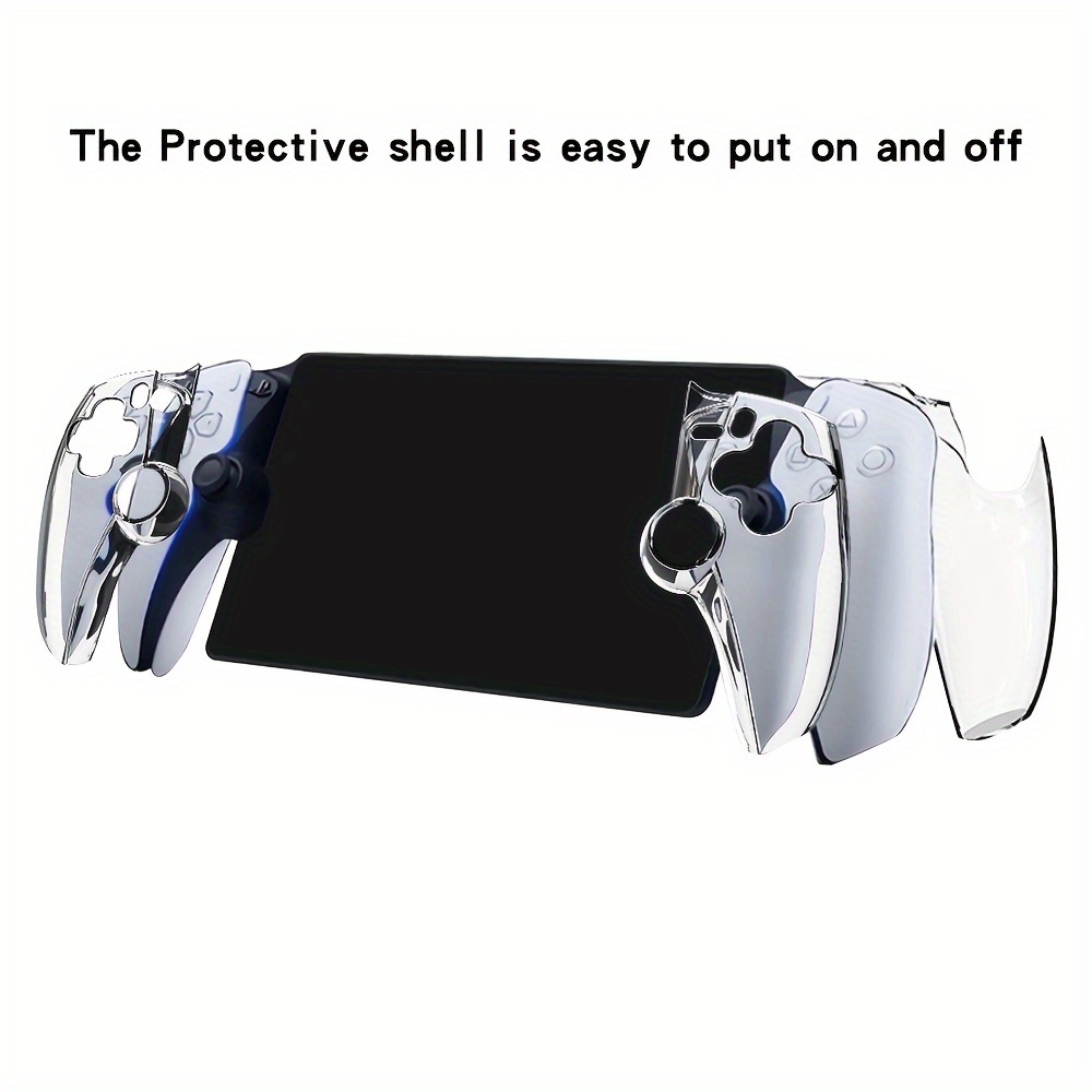  Funda protectora para Playstation Portal Remote Playstation,  cubierta protectora de silicona suave con tapas de joystick de pulgar, kit  de accesorios de juego para PS5 Portal 2023 : Videojuegos