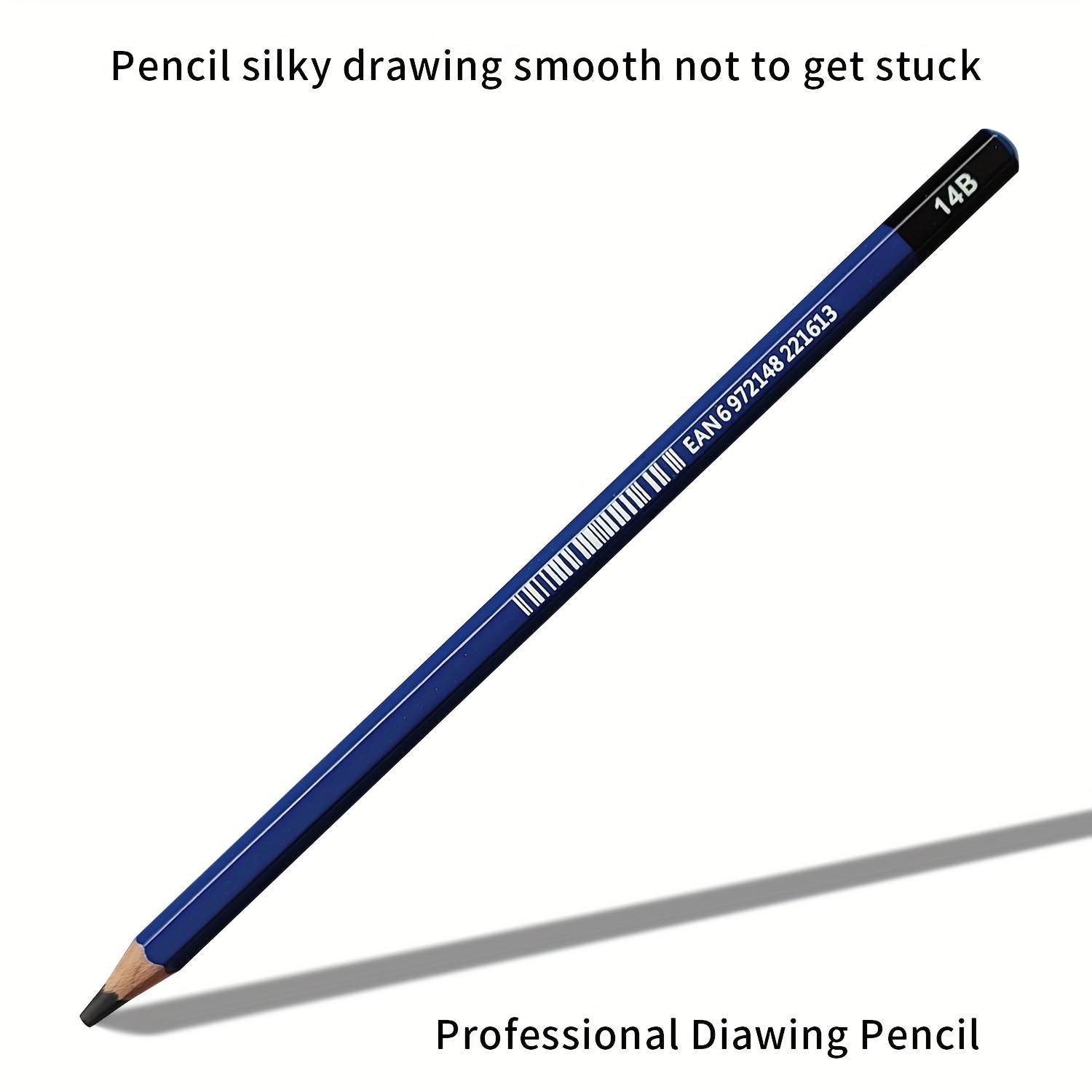 Hexagonal 14b Graphite Pencil Professional Sketch Shading - Temu