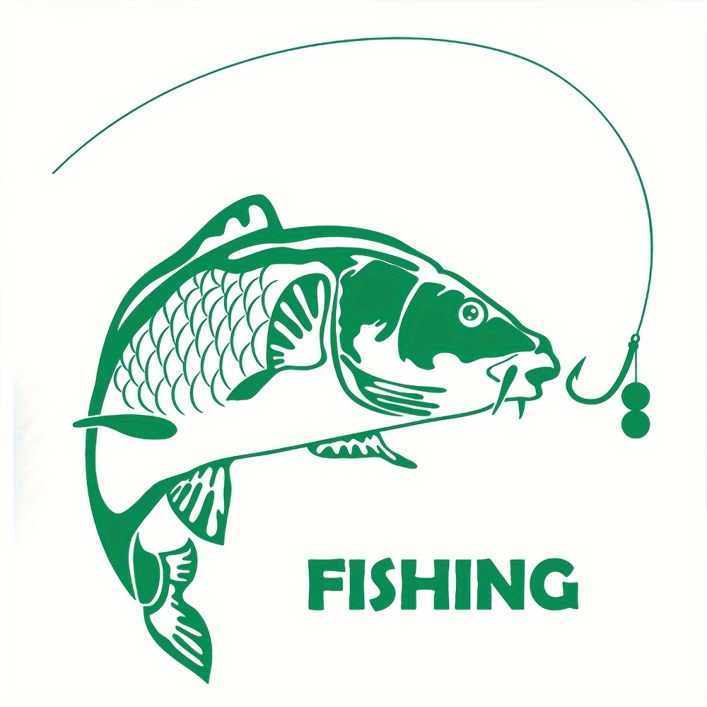 Fashion Fishing Car Stickers Fish Animal Cartoon Vinyl - Temu Czech Republic
