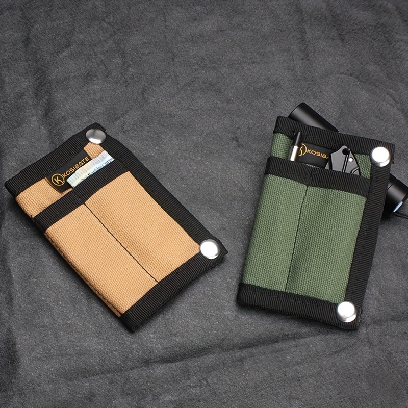 Canvas Outdoor Tactical Coin Purse Multifunctional Mini Wallet