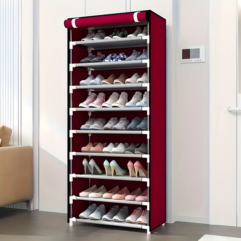 Gabinete de zapatos Zapatero Cajón Combinación Dentro de la puerta a prueba  de polvo Estante estrecho Armario de almacenamiento Armario de zapatos