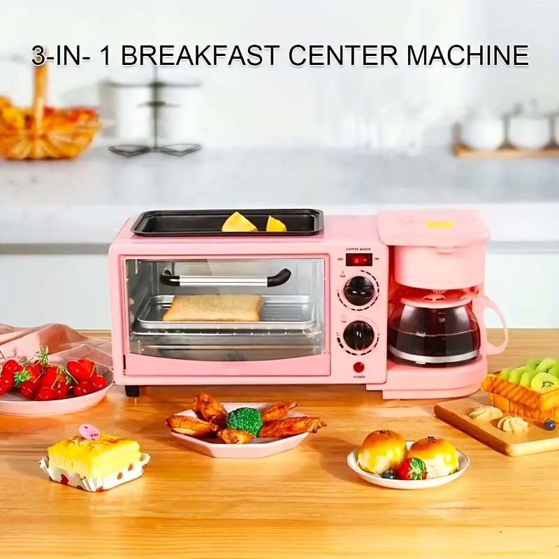 1pc 3 In 1 9l Breakfast Maker Home Mini Electric Oven Bread Maker