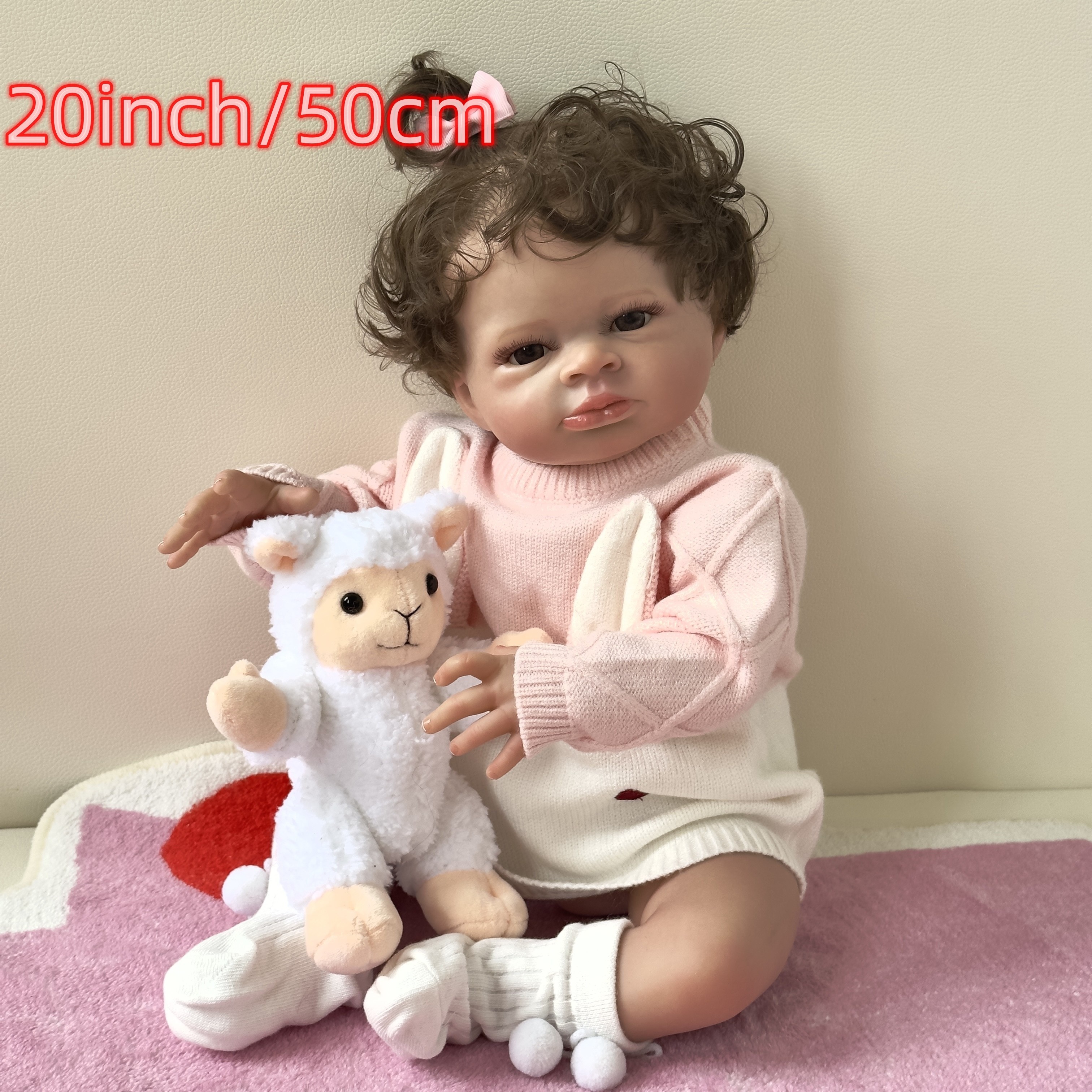 Full Silicone Real Body Doll Reborn Baby Dolls Newborn Accompany Doll Gift  50cm