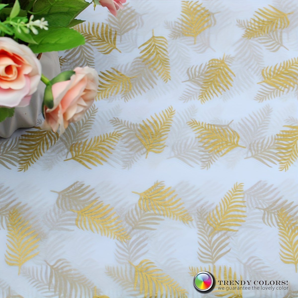 Metallic Print Color Wrapping Paper Translucent Wrapping - Temu