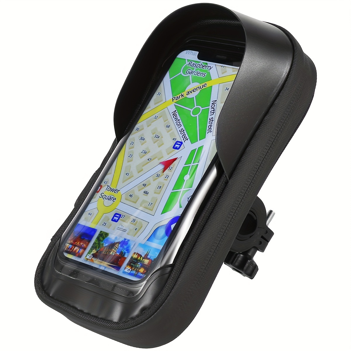 Support Velo pour IPHONE Xr Smartphone Guidon Pince GPS Noir Universel 360  Rotatif VTT Cyclisme Universel - Support pour téléphone mobile - Achat &  prix