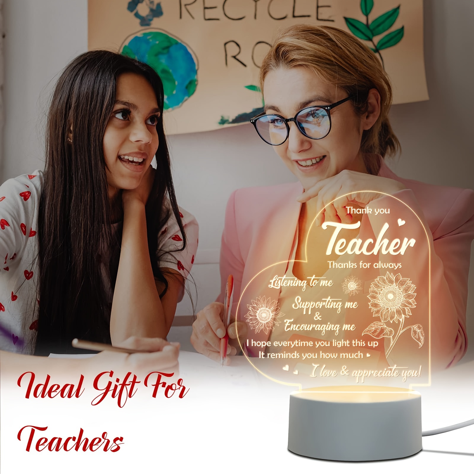 Whatsign Teacher Appreciation Gifts Women Men Keepsakes - Temu