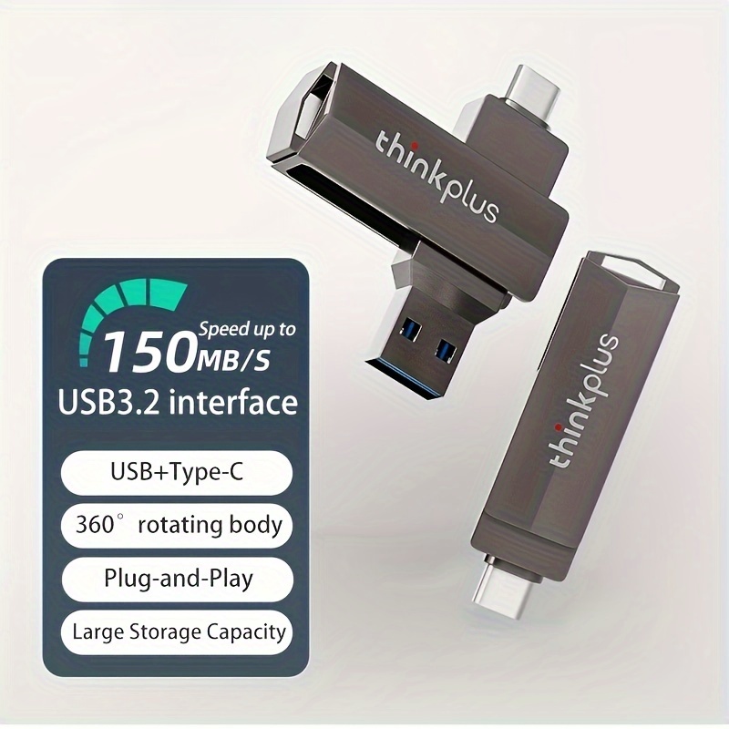 Clé USB 3.0 1 To, clés USB 1000 Go, clé USB 1 To compatible avec  ordinateur/ordinateur portable, stockage de données USB 3.0 