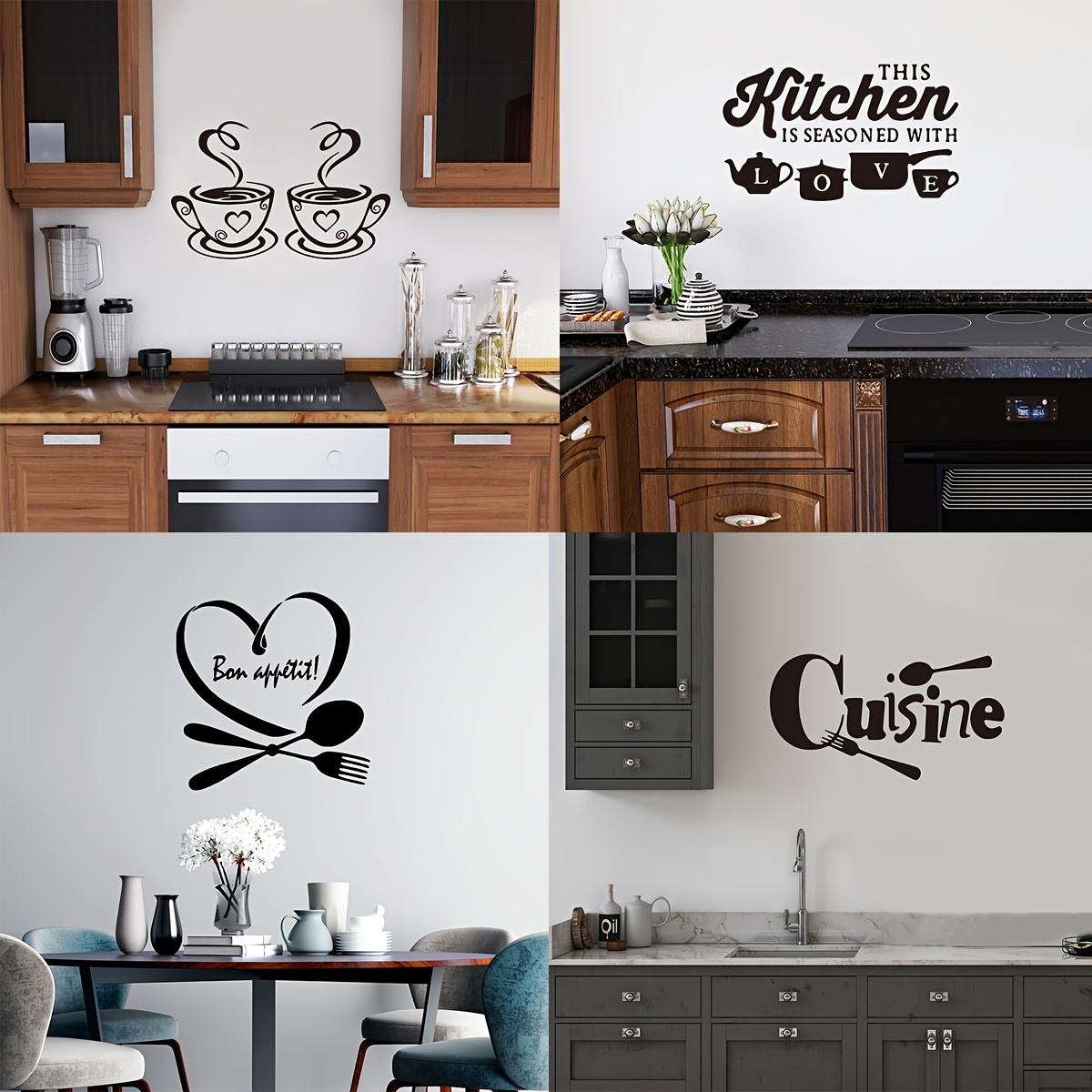 Kitchen Wall Stickers Home Decoration Accessories For Kitchen