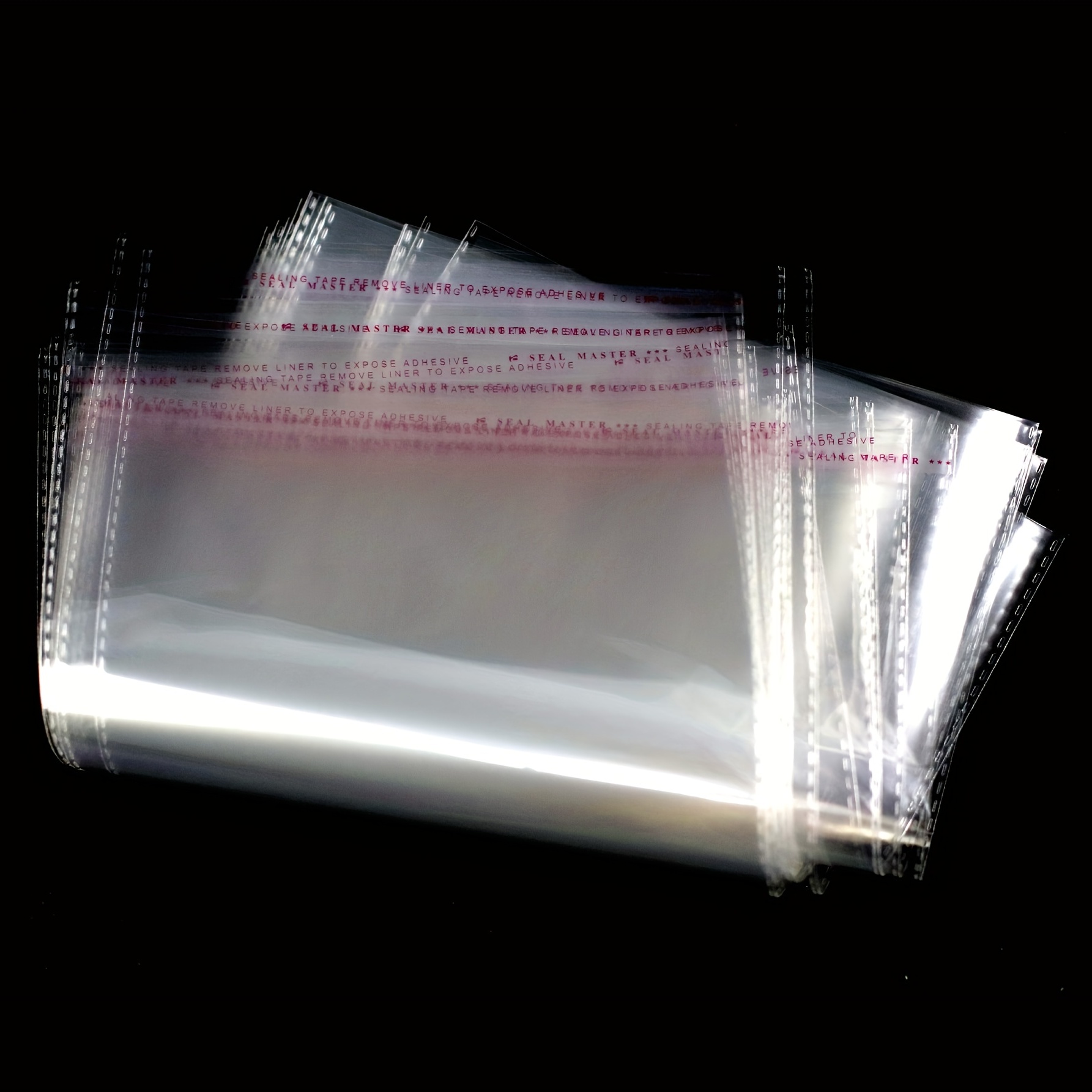 Clear Resealable Cellophane Bags - 9x12 Inches, Self Adhesive Bags for  Shirts, Clothing, and Products (100 Pcs) 