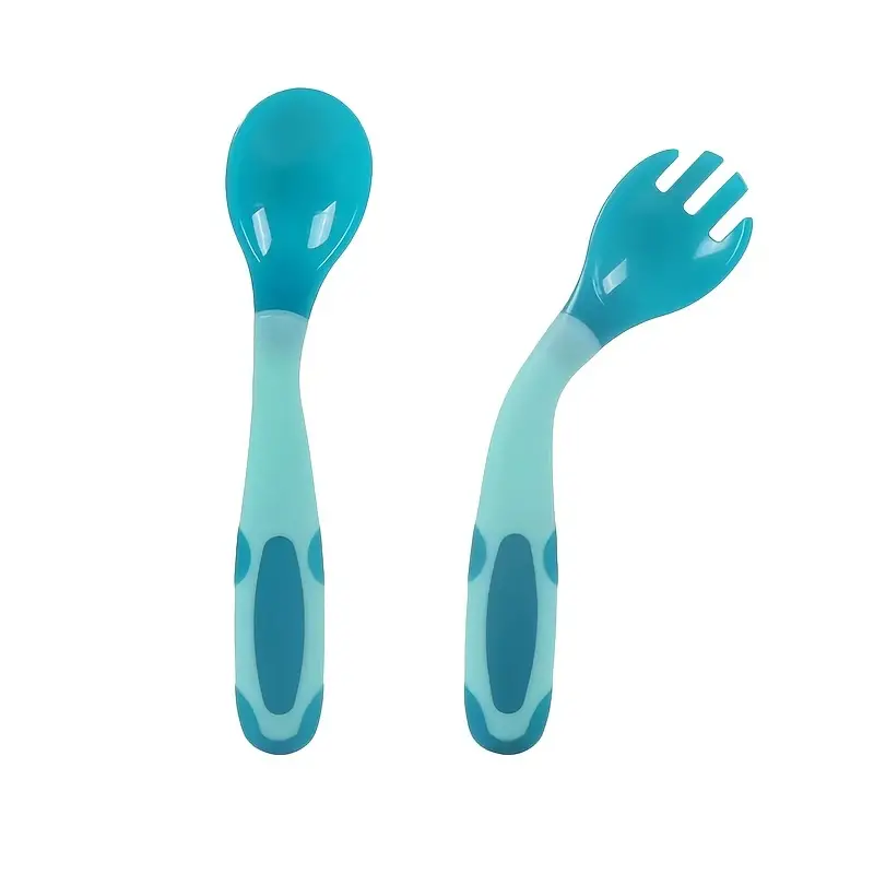 Toddler Fork Spoon Set With Case Color Changing Forks And - Temu
