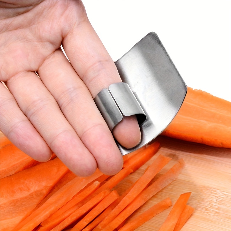 1Pcs Stainless Steel Finger Guard Kitchen Cutting Vegetables