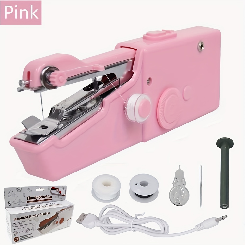 Handheld Sewing Machine, Mini Cordless Portable Hand Sewing