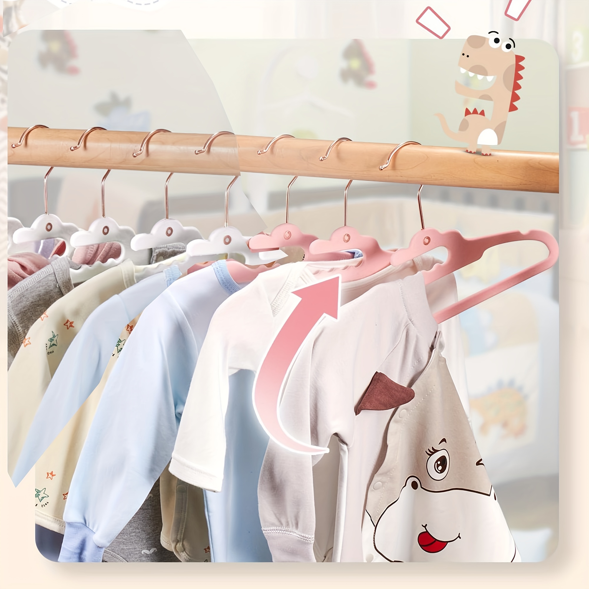 Small Clothes Hangers Non Slip Hangers Small Cute Hangers - Temu