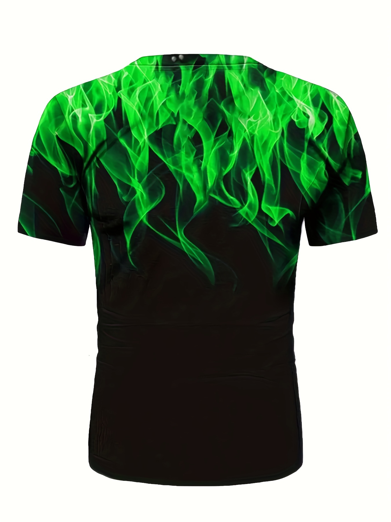 Green flame t store shirt