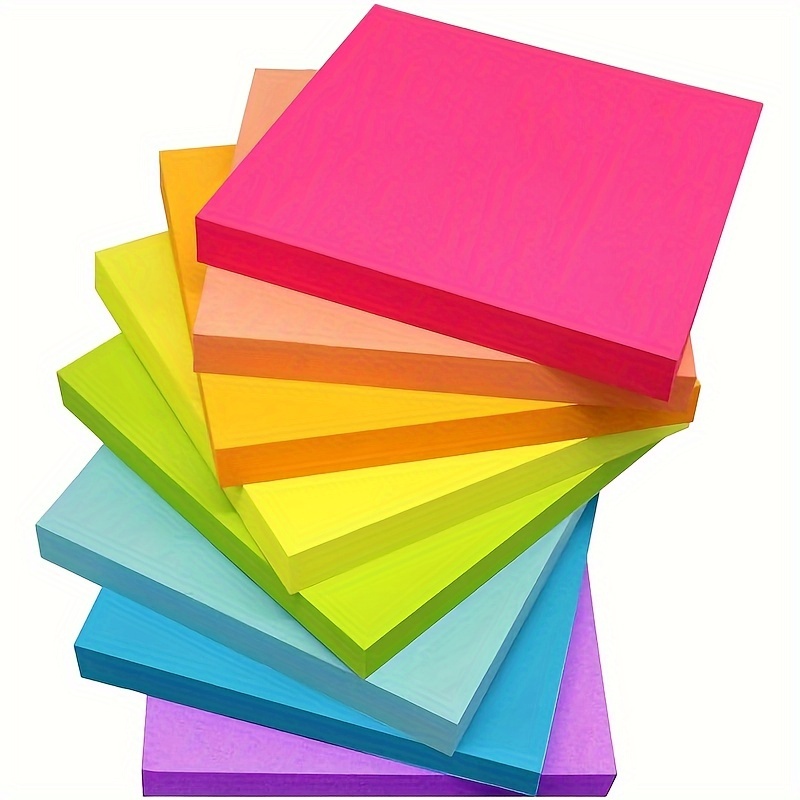 Post-it Notes super collantes, 7,6 x 7,6 cm, 5 blocs, 90 feuilles