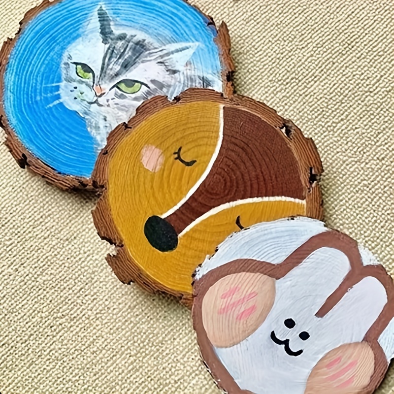 Square Wooden Blank Coasters Made Of Poplar Plywood For - Temu