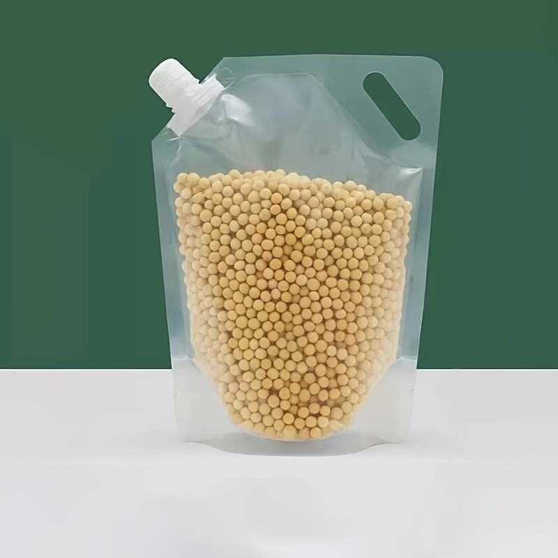 1 sac d'emballage de grains, sac scellé anti-humidité pour grains, sacs  d'aspiration de stockage de grains transparents réutilisables, emballage  étanche et sûr, sacs d'emballage résistants aux odeurs et scellés debout  pour le