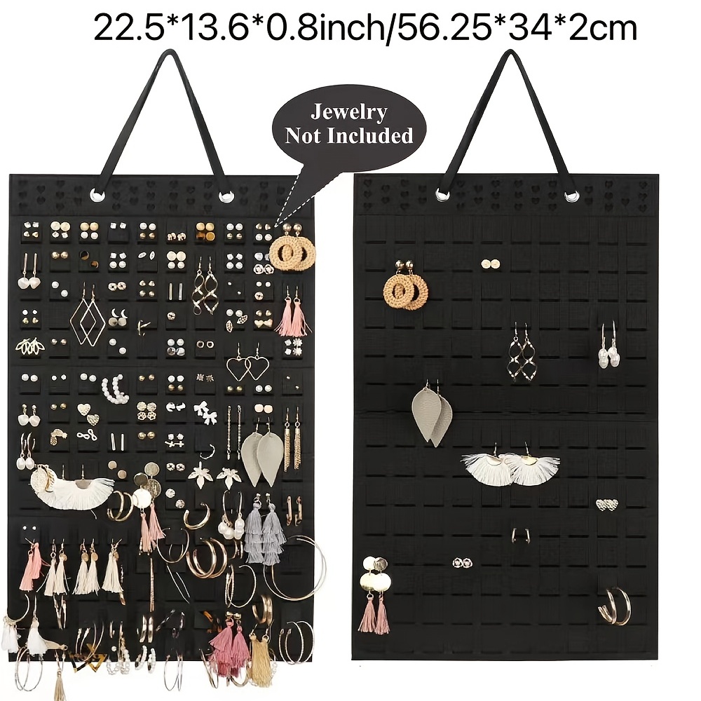 New 1Pc Earring Storage Hanging Bag Hanging Wall Jewelry Hanging Bag Wall  Hanging Necklace Ring Storage Bag Women's Fashion