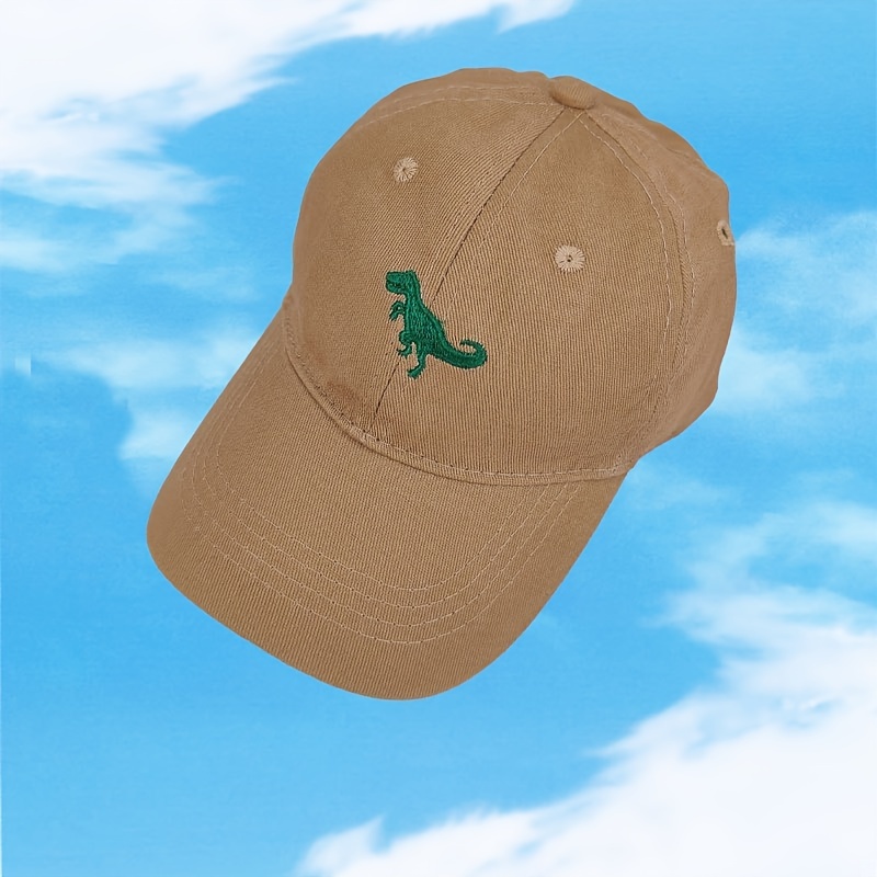 Sun Hat: Green Dinosaurs Medium