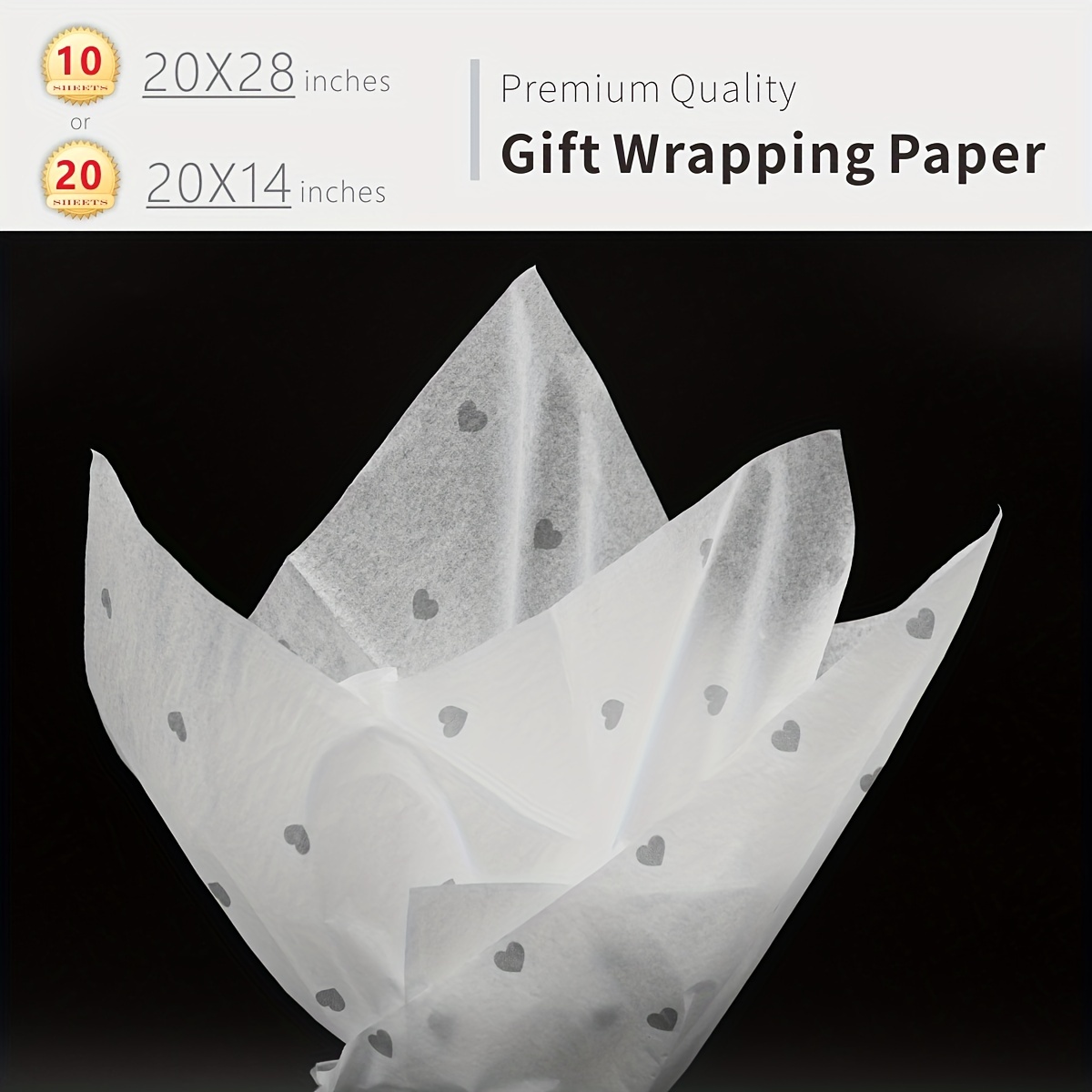 ShipGuard Premium Quality Gift Wrap Paper for Gift Wrapping Paper Crafts,  Packing, DIY Crafts and More. | Neutral | 20 x 30 48 Sheets