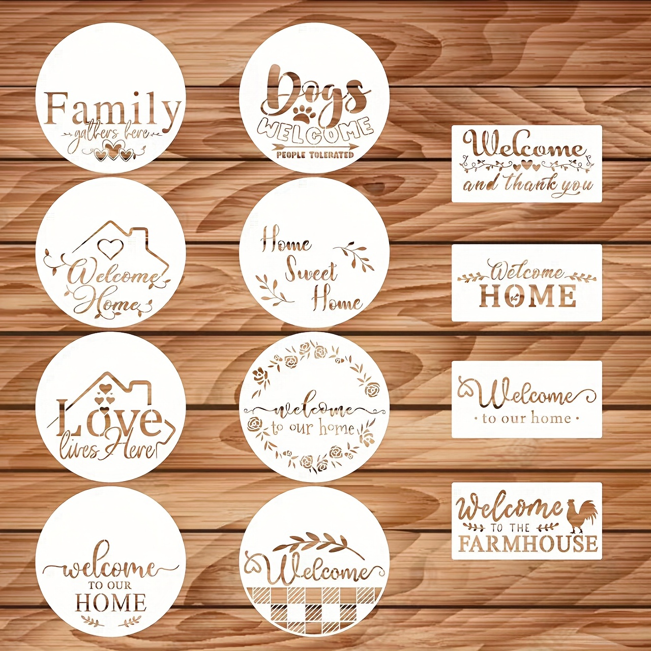 Letter Stencils for Painting on Wood Canvas and More Reusable