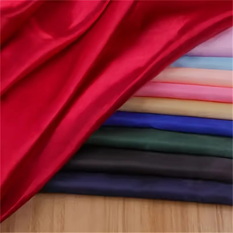 Silk Fabric Satin Color Ding Silk Satin Lining Fabric Silk - Temu