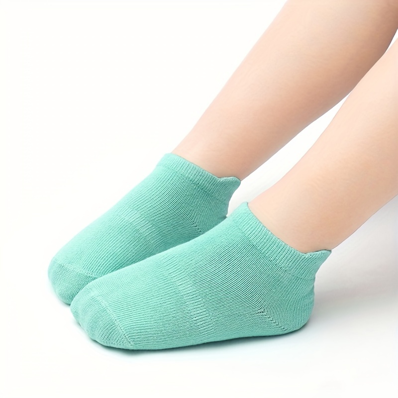 12 pares de calcetines de trampolín para niños, calcetines antideslizantes  para niños, calcetines de tobillo antideslizantes para niños y niñas