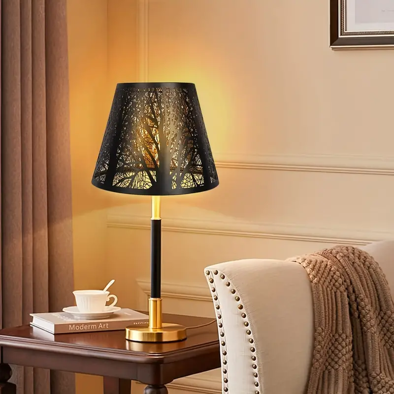 Elegant Tree Patterned Metal Lampshades Perfect For Table Temu