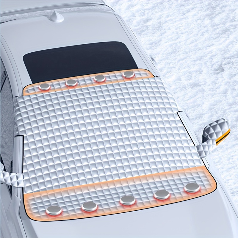 Frostschutz abdeckung für Auto Auto Schneedecke Magnet kanten für Eis  schutz UV-Strahl passt für die meisten Autos Geländewagen einfach zu  installieren des Auto - AliExpress